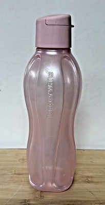 Tupperware Eco Twist Water Bottle 750mL / 25oz Pink Rosa Flip Top Lid