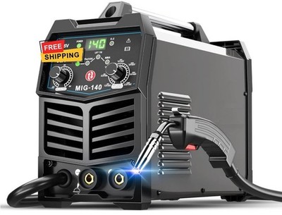Soldadora MIG 140A 110V, máquina 3 en 1 FLUX MIG / ARC / Lift TIG, soldadora mul