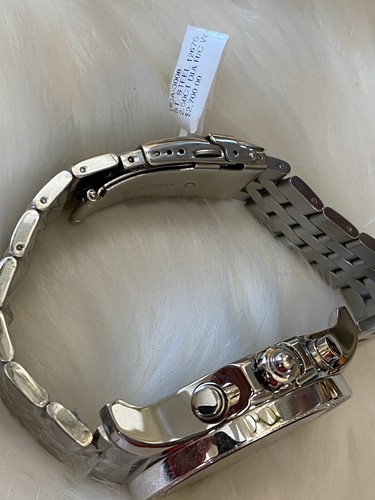NWT Techno Master Chronograph stainless Steal Diamond Watch $2,700 List - Picture 4 of 11