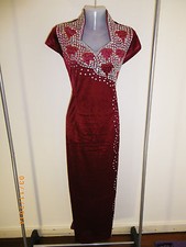 SALE Size 22 (5XL) (D4-MR) New Dinner Dress Long Party Prom Gown with Sequins 