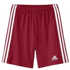 Adidas Youth Unisex MT FB X10276 Medium Scarlet Red White Soccer Shorts NWT