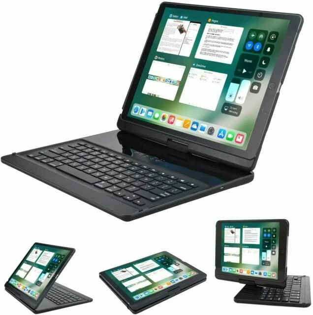 WDBZTJ Case Voor IPad Pro 11 Inch 2022  4e Gen /2021  3e Gen /2020  2e Gen Ingebouwde Potlood Houder 360 Draaibare Potlood Opladen Wakesleepgrijs