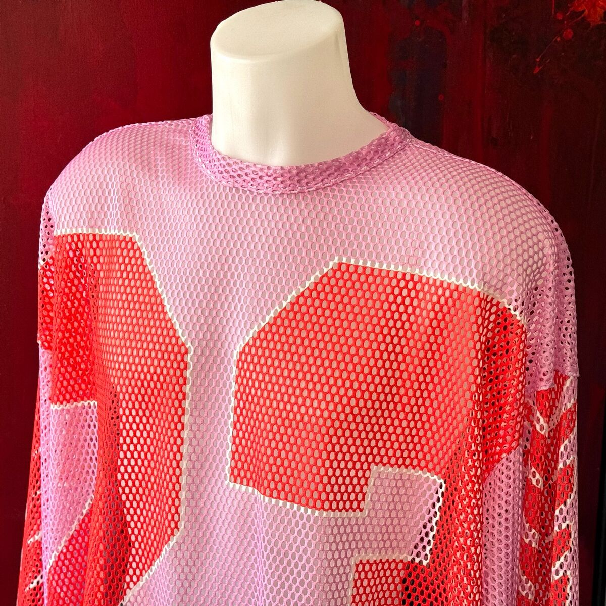 DRIES VAN NOTEN Hegland Oversized Mesh Jersey T-Shirt from F DRIES VAN NOTEN Hegland Oversized Mesh Jersey T-Shirt from F