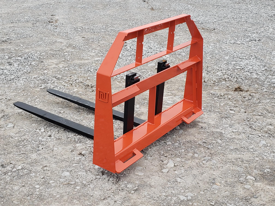 42" 2,200 Pound Pallet Forks Attachment Fits Kubota Kioti Tractor Quick