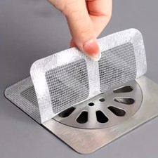 Disposable Shower Hair Catchers Mesh Drain Covers, Sink Strainer Stickers