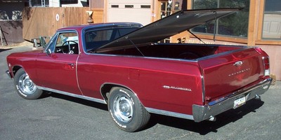 1964 67 Chevy El Camino Hatch Style Tonneau Cover By Craftec Covers Ebay