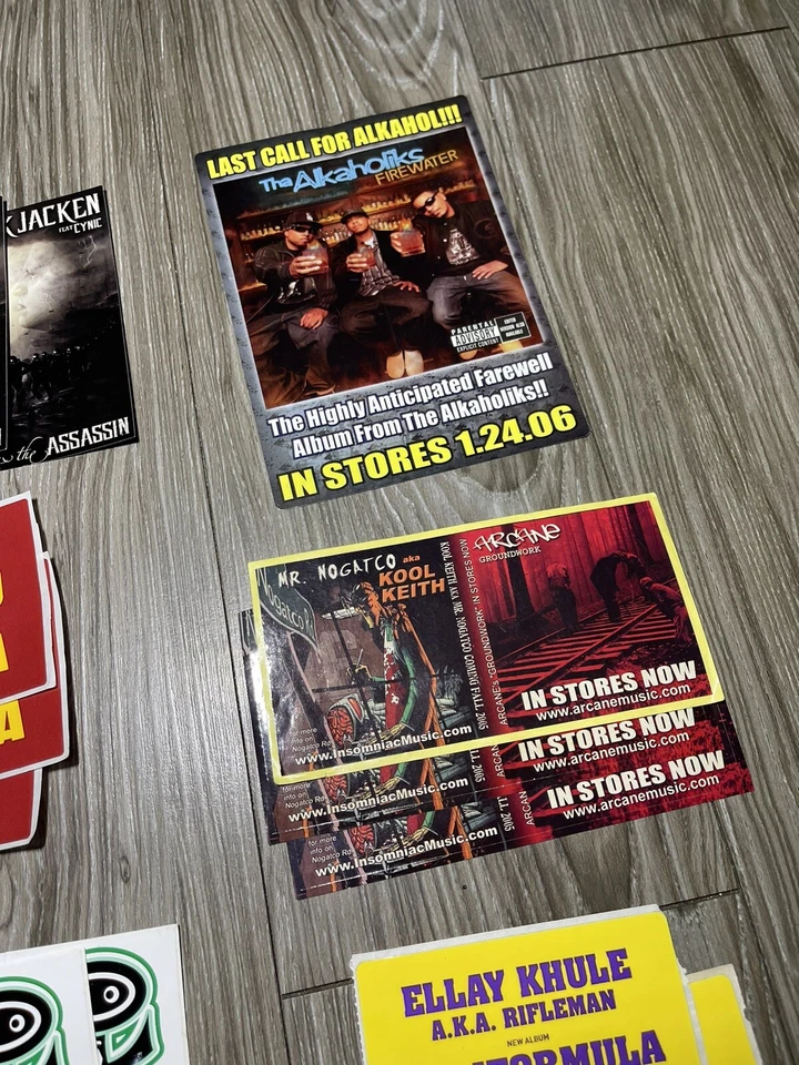 Vintage 2000s Underground Hip Hop Stickers Lot Of 33 RARE Promo - Image 4 of 4