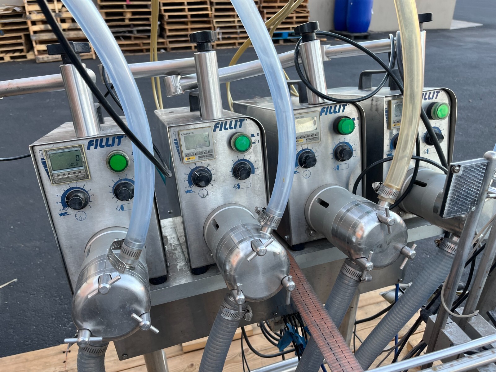 Kalish Fillit inline four head gear pump liquid filling system | eBay