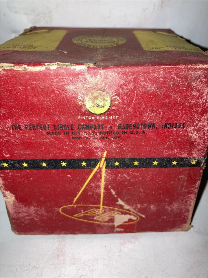 Perfect Circle Piston Ring Set Custom Made Vintage NOS 8068 .03 Ford Truck ‘41 - Image 4 of 4