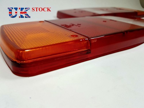 2x Rear Truck Tail Lights Lens for MAN Lorry Truck Van Chassis Caravan Trailer - Picture 4 of 6