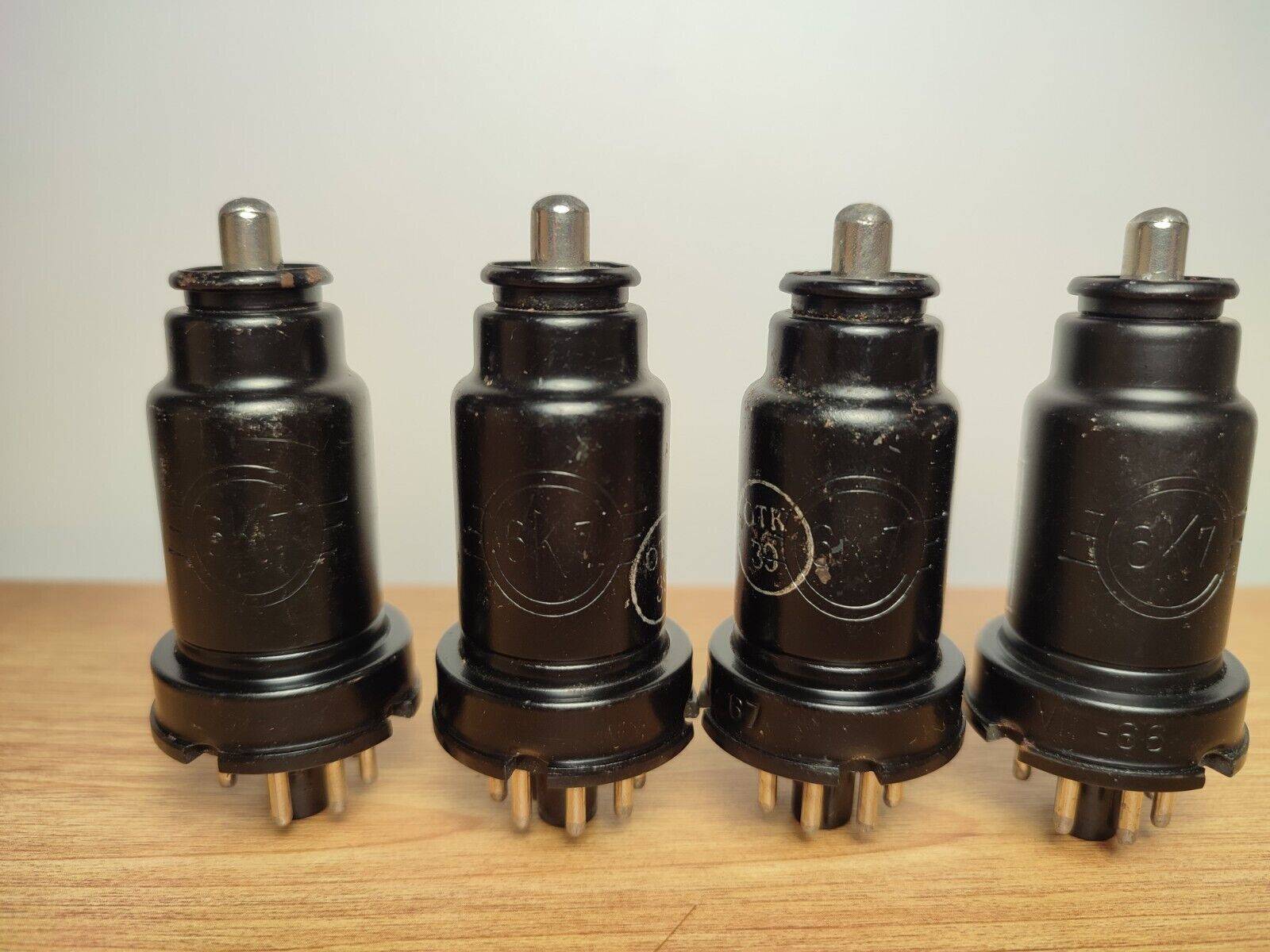 4pcs 6K7 VT86 6K7GT Svetlana Pentode Tubes USSR NOS 1960's NOS