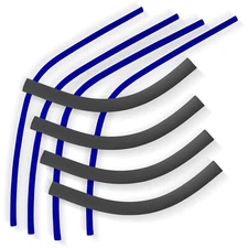 4 Packs of LeLuv Replacement Head Restraints or Cushions for SLIDER Extenders