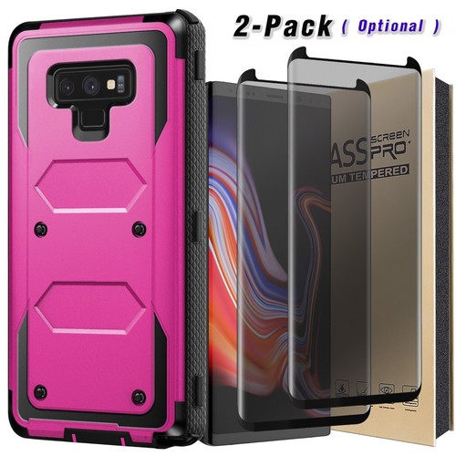 Für Samsung Galaxy Note 9 Stoßfeste Hülle Robust Cover / Privacy Hartglas - Bild 25 von 54