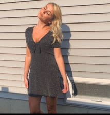 Urban Outfitters Tie Front Mini 