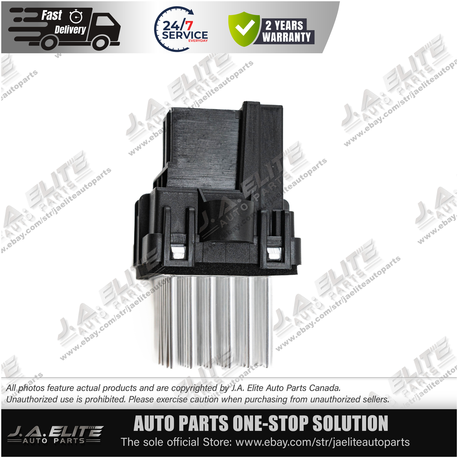 New Blower Motor & Power Module Kit for Maserati Ghibli Quattroporte - 2 Pcs