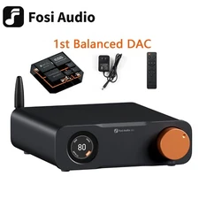 Fosi Audio ZD3 Fully Balance Desktop DAC Integrated Amplifier Converter W/Remote