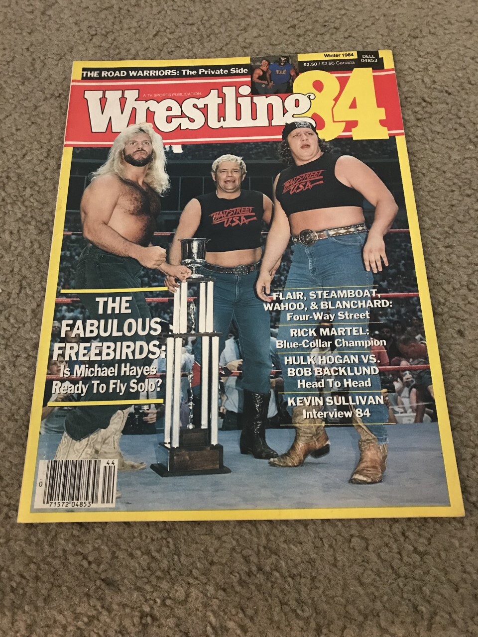 WRESTLING MAGAZINE 1984 WINTER FABULOUS FREEBIRDS MICHAEL HAYES TERRY