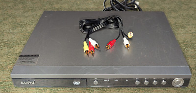 Sanyo DWM-400 DVD /  CD Player Video Cinema Progressive w/AV Cables Tested Works