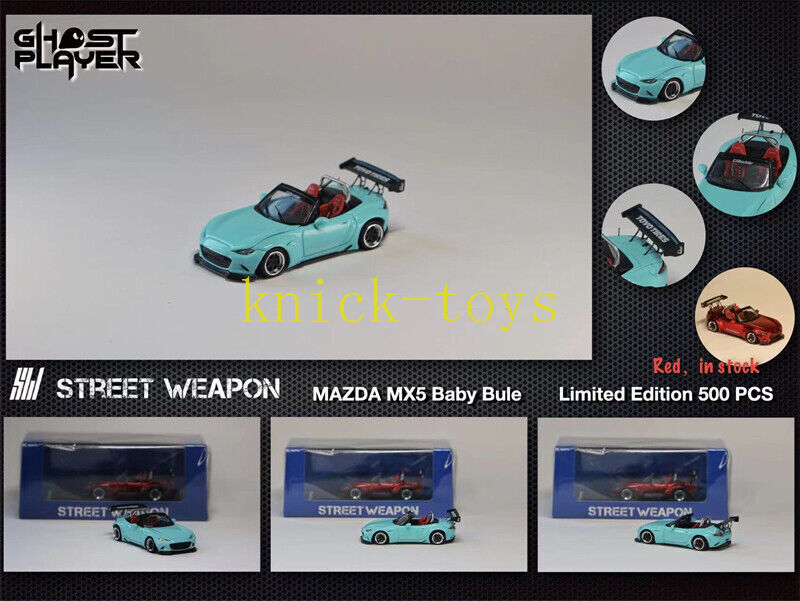 Street Weapon 1:64 MX-5 ND Pandem Rocket Bunny Widebody Blue | eBay