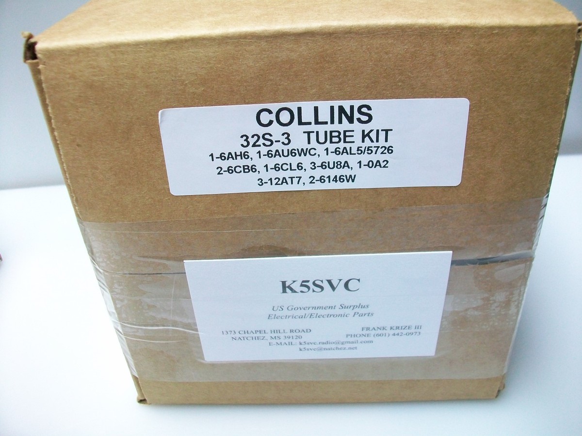 COPPIA ABBINATA 6293 6146 NOS Collins 32S-3 KWM-2A. KENWOOD TS - Foto 3