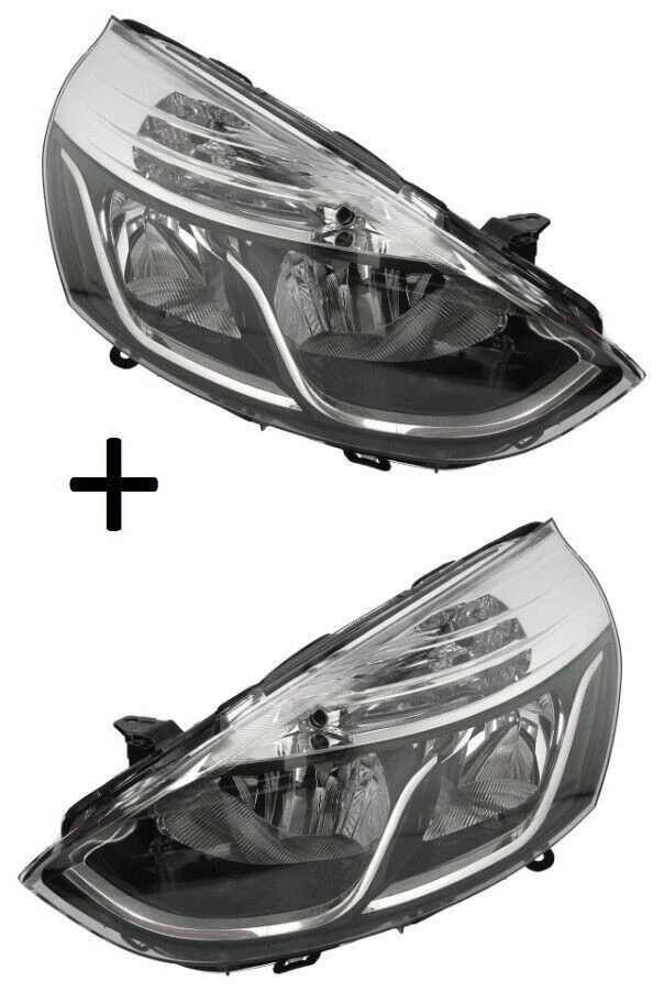 Fari Alogeni H4 Set Sinistra/Destra Per Renault Clio 2 (BB BC CB) 09/98-05/01 - Johns