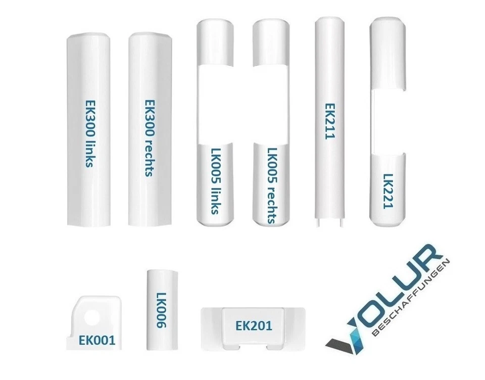 Siegenia / Aubi Abdeckkappen weiß EK001 EK201 EK211 EK300 LK005 LK006 LK221