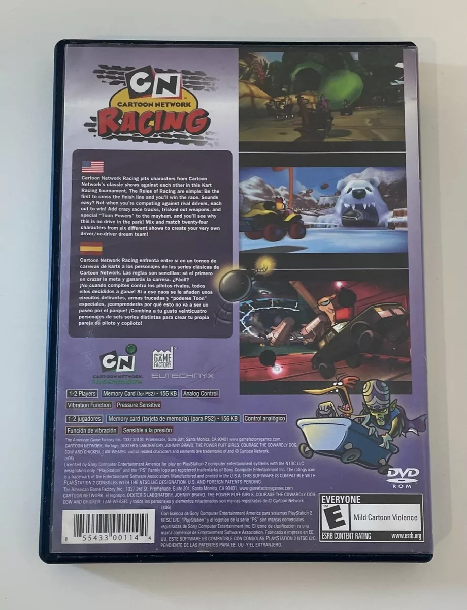 CARTOON NETWORK RACING - PLAYSTATION 2 - GTIN/EAN/UPC 855433001144 -  Cadastro de Produto com Tributação e NCM - Cosmos