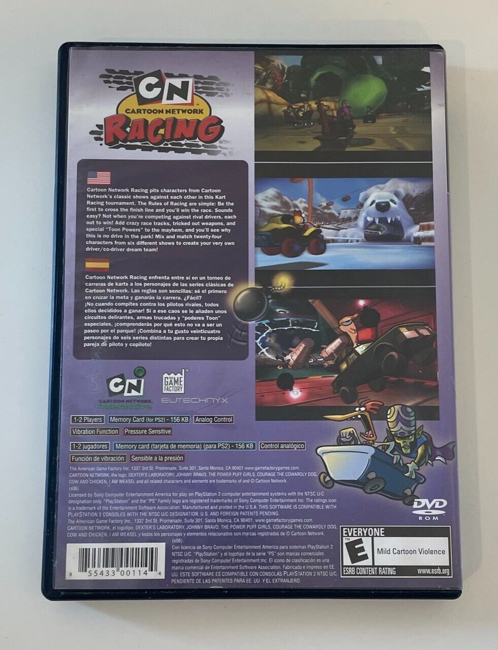 CARTOON NETWORK RACING - PS2 - Complete PAL Sony Playstation 2 CN $38.83 -  PicClick AU