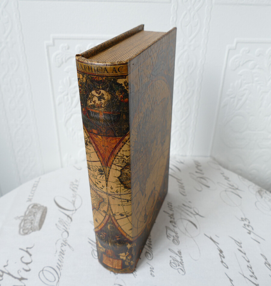 Buchattrappe Geschenkbox Buch Aufbewahrungsbox Safe edel retro
