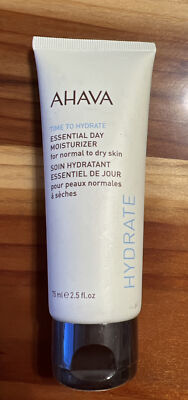 AHAVA Time To Hydrate Essential Day Moisturizer For All Skin Types 2.5 Oz Sealed