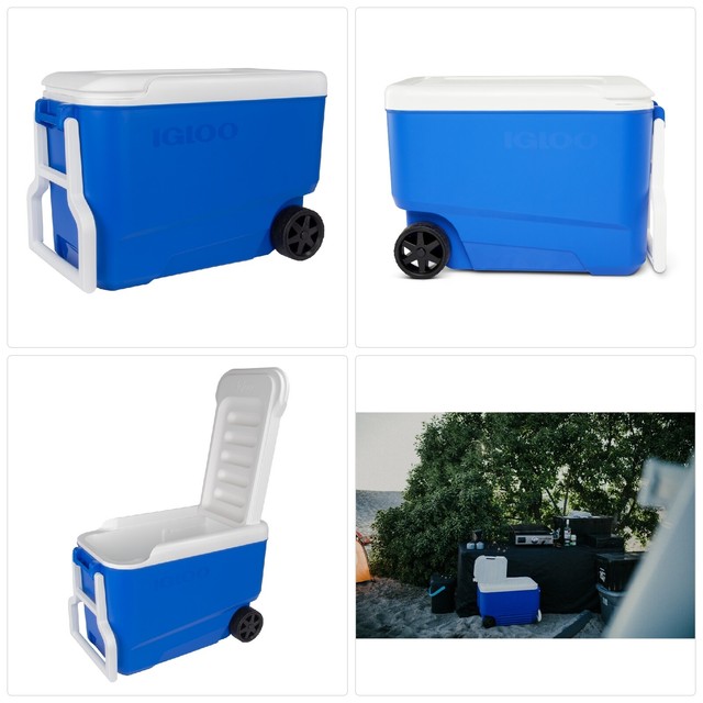 igloo 38 quart wheelie cooler