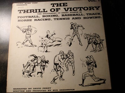 THE THRILL OF VICTORY 3 LP RECORD BOX SET VOL 1 DAVID PERRY