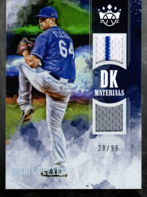 A7883- 2018 Diamond Kings Dk Materialien Holo Silber #29 Chris Flexen / 99 -