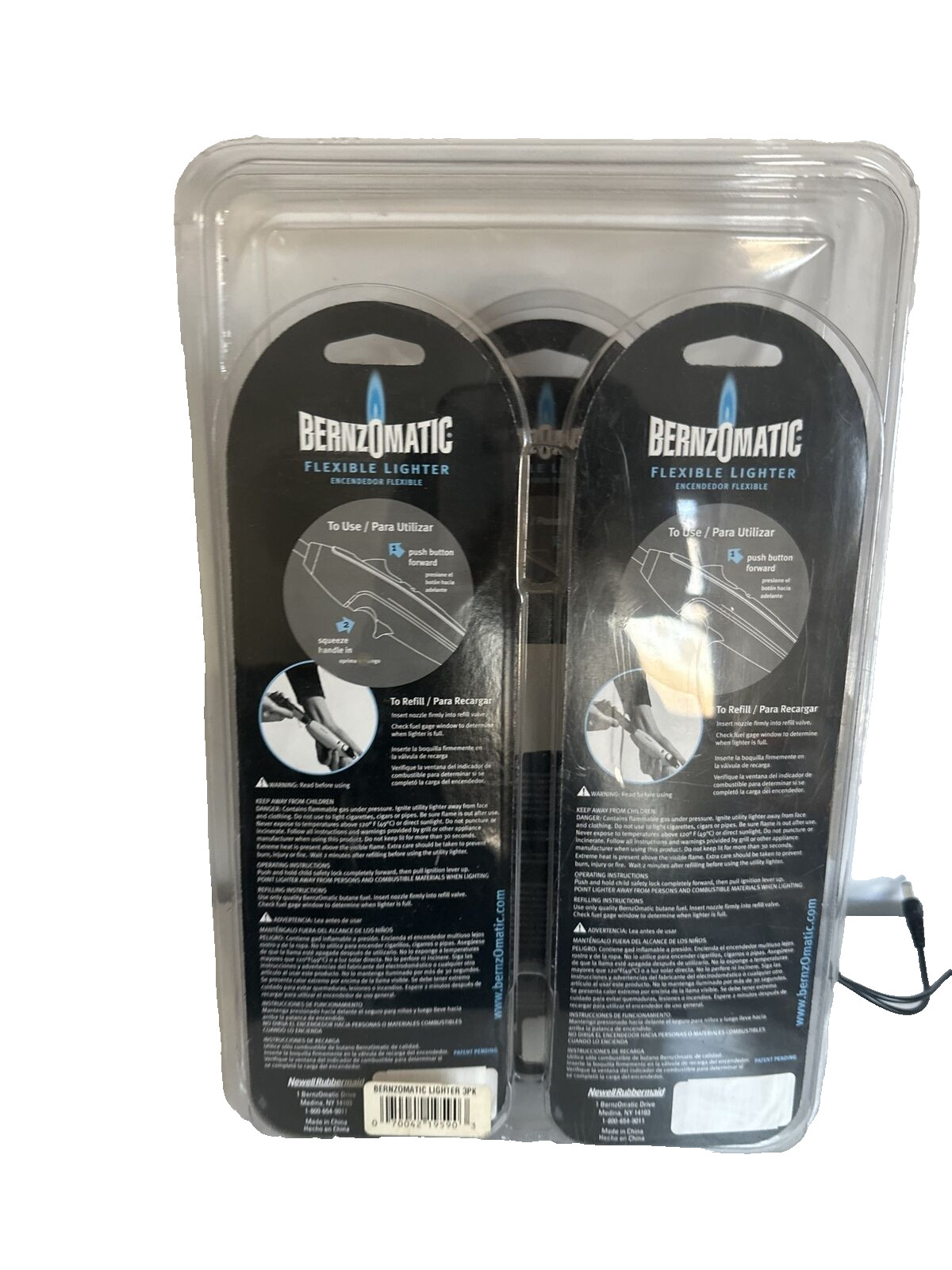 FLEX Stem UTILITY Lighter grills fireplace  Stoves BernzOmatic + Refill (3 PACK)
