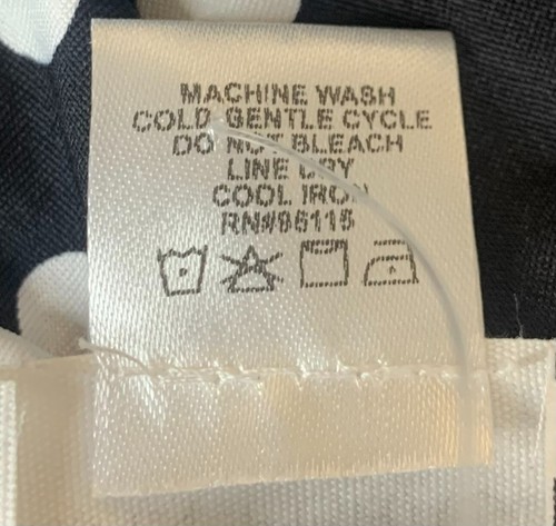 Elan + Grace Top Plus Size 2X Black White Polka Dot Ruffle Sleeveless Women New - Imagen 6 de 7