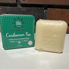 Whole Foods Cardamom Tea Triple French Milled Soap 83% Organic 4.4oz