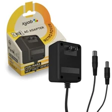 XYAB 3-in-1 Power AC Adapter - For Use With Nintendo NES, SNES, Sega Genesis 1