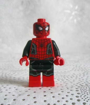 LEGO MARVEL SUPER HEROES MINIFIGURE RARE SPIDERMAN BLACK RED FROM 76184  UK
