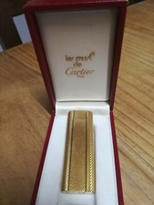Accendino Cartier con scatola originale placcato oro