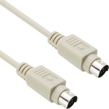 1.8 M 6FT PS2 Male to male Cable Keyboard Mouse M-M PS/2 Cord Adapter KVM 2