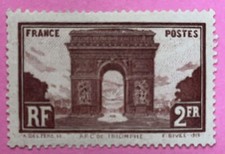 FRANCE 2 FRANCS ARC DE TRIOMPHE 1929 1931 N° 258 NEUF* (8)