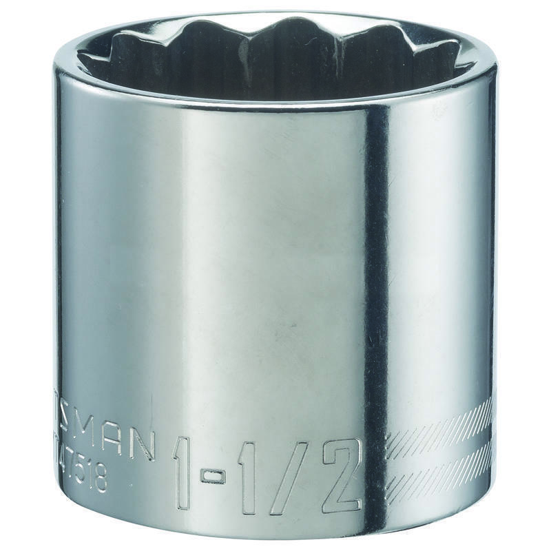 Craftsman 12 Point Socket, 1 in. X 1/2 in. Drive Craftsman 12 Point Socket, 1 in. X 1/2 in. Drive