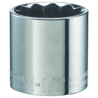 Williams 33624 12-Point Standard Socket – 3/4" Antrieb, 24 Mm, Mit Sicherheits-Rückhaltesystem