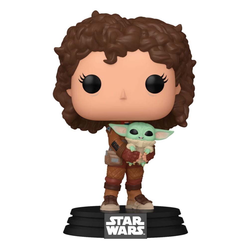 Pop Star Wars Peli Motto et Grogu pour décoration de bureau geek et vitrine