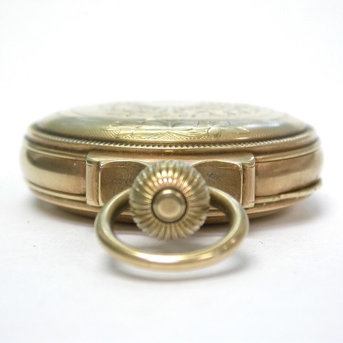 14K Solid Gold Elgin HH Taylor Dueber HC Box Hinge 18S Pocket Watch - 142 Grams - Picture 7 of 10