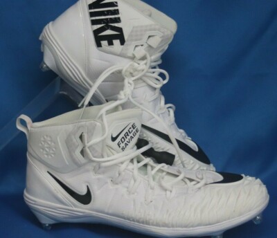 Nike Sz 16 Football Cleats Force Savage White Black 923304-101 Nike FORCE SAVAGE PRO WHITE BLACK Football Cleats Men main image 4