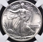 1939 WALKING LIBERTY HALF DOLLAR NGC MS 63 BLAST WHITE FULLY STRUCK SUPER SMOOTH