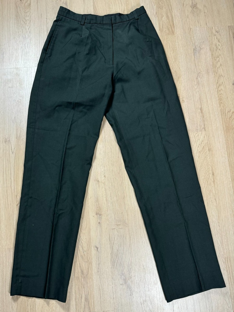 army green dress pants women US Officer Service OD Slacks Uniform Size 14 Reg 5. Size_Women's Small