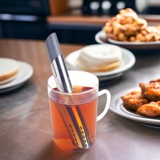 Teesieb Edelstahl f&uuml;r Tasse Teebereiter Teestab Teestick Teezubereiter Teefl&ouml;te