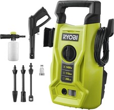 RY110PWA 1400W 110bar Pressure Washer, Hyper Green,5133005366